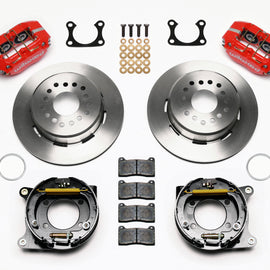 Wilwood Dynapro Dust-Boot P/S Park Brake Kit Red Big Ford 2.36in Offset 140-13204-R