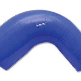 Vibrant 4 Ply Reinforced Silicone 90 degree Transition Elbow - 2.5in I.D. x 3in I.D. (BLUE) 2782B