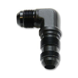Vibrant -8AN Bulkhead Adapter 90 Degree Elbow Fitting - Anodized Black Only 10611