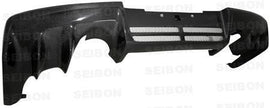 SEIBON - OEM STYLE REAR DIFFUSER - 2008-2012 MITSUBISHI LANCER EVO X RD0809MITEVOX-OE