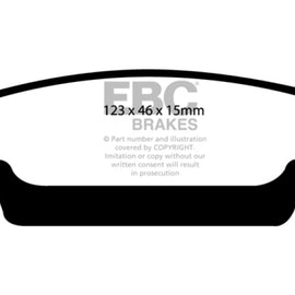 EBC 06-07 Cadillac CTS 2.8 (Sports Suspension) Redstuff Rear Brake Pads DP31693C