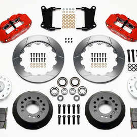 Wilwood Narrow Superlite 6R Front Hub Kit 12.88in Red 67-69 Camaro 64-72 Nova Chevelle 140-9803-R