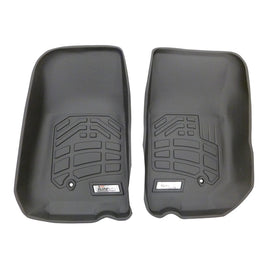 Westin 2007-2013 Jeep Wrangler/Wrangler Unlimited Wade Sure-Fit Floor Liners Front - Black 72-110034