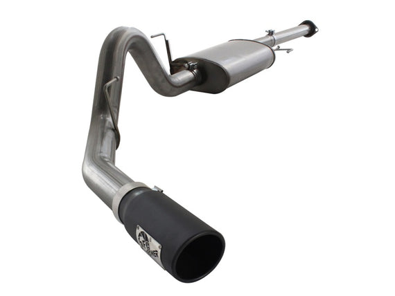 aFe MACHForce XP SS Exhaust 3in Cat-Back w/4.5in Black Tip 11-14 Ford F150 Ecoboost V6 3.5Ltt 49-43067-B