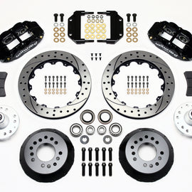 Wilwood Narrow Superlite 6R Front Hub Kit 12.88in Drilled Magnum Force Drop Spindle 140-11548-D