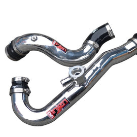 Injen 15-19 Ford Mustang 2.3L EcoBoost Aluminum Intercooler Piping Kit - Wrinkle Black SES9200ICPWB