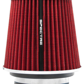 Spectre Adjustable Conical Air Filter 5-1/2in. Tall (Fits 3in. / 3-1/2in. / 4in. Tubes) - Red 8132