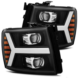 AlphaRex Pro Series Upgrade Version Black Headlights for 2007-2013 Silverado 880205