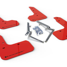 Rally Armor 17-21 Honda Civic Sport/Sport Touring Red UR Mud Flap w/Black Logo MF51-UR-RD/BLK
