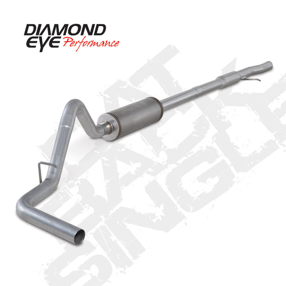 Diamond Eye KIT 3in Catback Single GAS AL CHEVY/GM 4.8L 5.3L 1500 K3124A