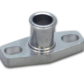 Vibrant Billet AL Oil Drain Flange w/ integrated 5/8in Male Neck T3 T3/T4 T04 GT40-GT55 BB Turbos 2850