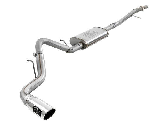 aFe Apollo GT Series 2019 GM Silverado/Sierra 1500 4.3L/5.3L 409 SS CB Exhaust System w/Polished Tip 49-44107-P