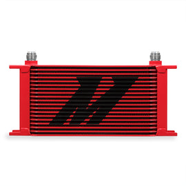 Mishimoto MMOC-19RD Universal 19 Row Oil Cooler, Red MMOC-19RD