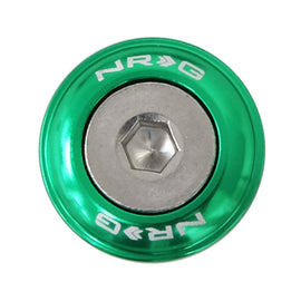 NRG Fender Washer Kit w/Rivets For Plastic (Green) - Set of 10 FW-100GN