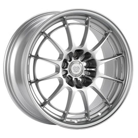 Enkei NT03+M 18x8.5 5x114.3 38mm Offset 72.6mm Bore Silver Wheel G35/350z 3658856538SP