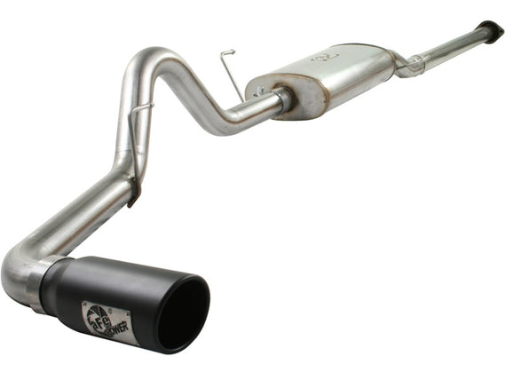 aFe MACHForce XP 3in 409SS Cat Back Exhaust w/ Black Tips for  09-10 Ford F-150 V8 4.6L/5.4L 49-43015-B