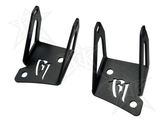 Rigid Industries Front A-Pillar Mounting Brackets For '07-'18 Jeep Wrangler JK 40331