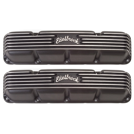 Edelbrock Valve Cover Classic Series AMC/Jeep 1967-91 290-401 CI V8 Black 41993