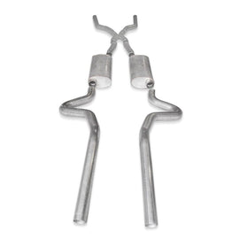 Stainless Works Chevy Chevelle LS1 Hot Rod 1968-72 Exhaust 3in Stainless Turbo Mufflers CV6872LSD