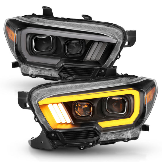 Anzo 111397 Plank Style Switchback Headlights for 2016-2019 Tacoma Limited TRD 111397