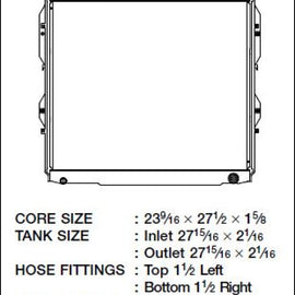 CSF 99-06 Toyota Tundra Radiator 7030