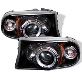 Spyder Dodge Dakota 97-04 /Durango 98-03 Projector Headlights - LED Halo - Black 5009784