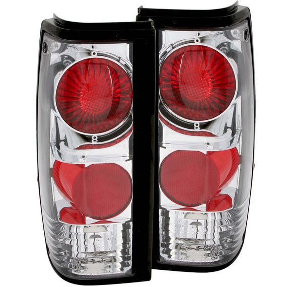 ANZO TAIL LIGHTS CHROME FOR 82-93 CHEVROLET S-10 / 91-93 GMC SONOMA #211029 211029