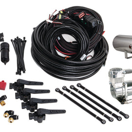Air Lift Performance 3H (1/4 Air Line 5 Gal  Polished Aluminum Tank VIAIR 444C Comp) 27793