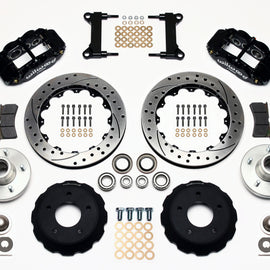 Wilwood Narrow Superlite 6R Front Hub Kit 13.06in Drilled Chevy C-10 60-87 CPP Drop Spindle 140-10775-D