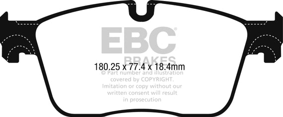 EBC Brakes Automotive Brake Pads DP32253C DP32253C