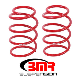 BMR 05-14 S197 Mustang GT Front Performance Version Lowering Springs - Red SP011R