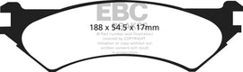 EBC 97-00 Ford Econoline E250 4.2 (4 Wheel ABS) Yellowstuff Rear Brake Pads DP41787R