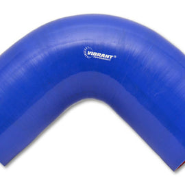 Vibrant 4 Ply Reinforced Silicone Elbow Connector - 3in I.D. - 90 deg. Elbow (BLUE) 2744B
