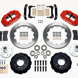 Wilwood Narrow Superlite 6R Front Hub Kit 12.88in Red 70-78 Camaro (*Line Kit Needed*) 140-10485-R