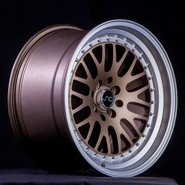 JNC 001 Matte Bronze Machine Lip 17x8 5x100/5x114.3 +25 Wheel/Rim 18509985350