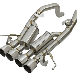 aFe MACHForce XP 3in-2 1/2in Axle Back 304SS Exhaust w/ Polished Tips 14-17 Chevy Corvette V8-6.2L 49-34056-P