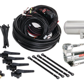 Air Lift Performance 3H (1/4 Air Line 5 Gal  Raw Aluminum Tank VIAIR 444C Comp) 27693