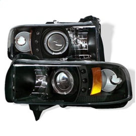 Spyder Dodge Ram 1500 94-01 94-02 Projector Headlights CCFL Halo LED Blk PRO-YD-DR94-CCFL-BK 5010063