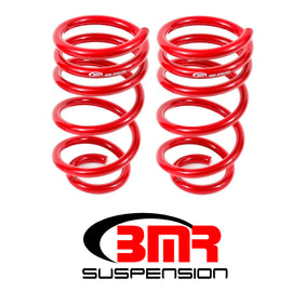 BMR 10-15 5th Gen Camaro V8 Rear Lowering Springs - Red SP021R
