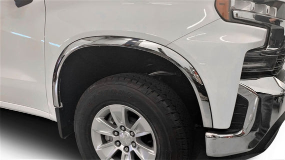 Putco 19-20 GMC Sierra 1500 w/ Factory Fender Flares Stainless Steel Fender Trim 97126