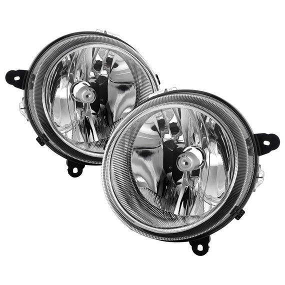 xTune 07-17 Jeep Patriot (w/o Auto Leveling Lights) OEM Style Headlights - Chrome (HD-JH-JPA07-OE-C) 9042751