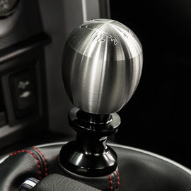 Raceseng Slammer Shift Knob (Gate 6 Engraving) M8x1.25mm Adapter - Brushed 08211BR-08016-081105