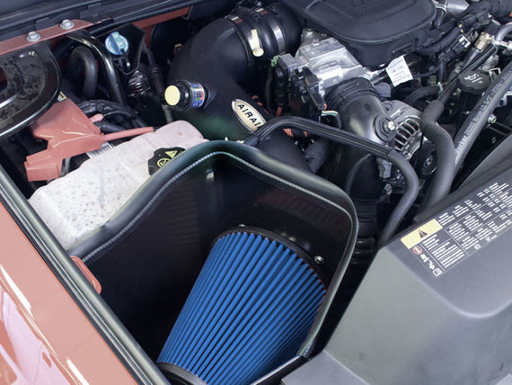 Airaid 11-12 GM 2500/3500 Duramax 6.6L Diesel MXP Intake System w/ Tube (Dry / Blue Media) 203-281
