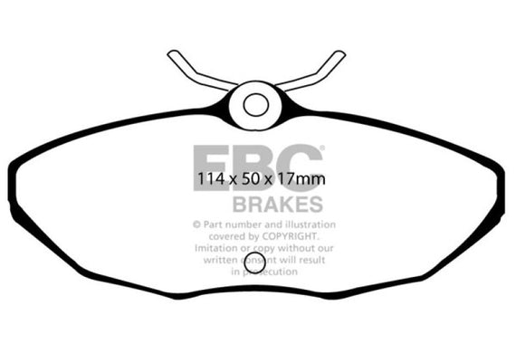 EBC 01-05 Ford Thunderbird 3.9 Greenstuff Rear Brake Pads DP21221