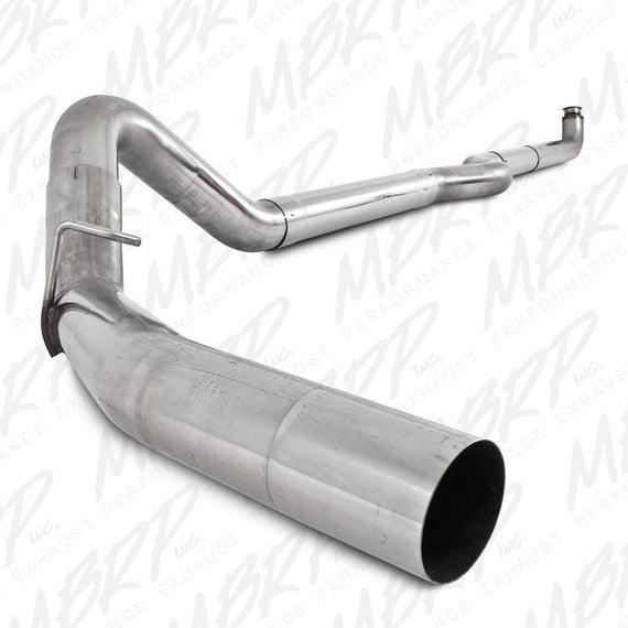 MBRP SINGLE SIDE 4IN DOWNPIPE BACK EXHAUST EC/CC W/O MUFFLER 01-07 CHEVY DURAMAX S6004SLM