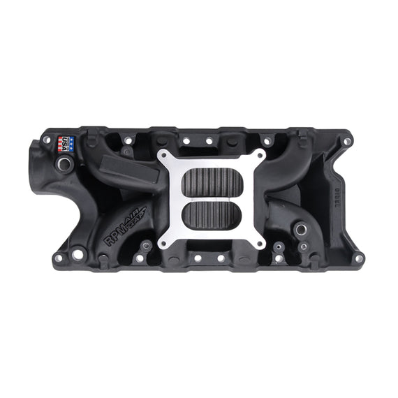 Edelbrock Intake Manifold RPM Air-Gap Small-Block Ford 289-302 Black 75213