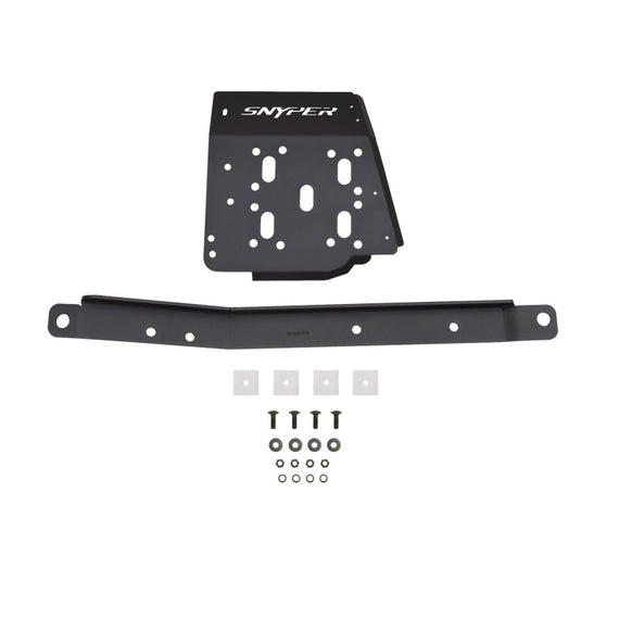 Westin/Snyper 07-17 Jeep Wrangler Transfer Case Skid Plate - Textured Black 42-21025