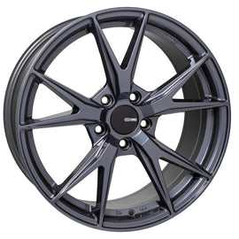 Enkei Phoenix 17x7.5 38mm Offset 5x114.3 72.6mm Bore Blue Gunmetal Wheel 523-775-6538BGM