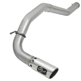 aFe Atlas Exhaust 5in DPF-Back Al Steel 2016 Nissan Titan XD V8-5.0L Polished Tip 49-06113-P