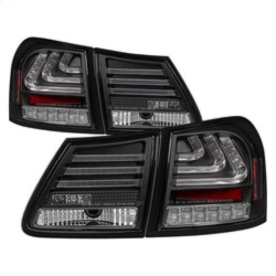 Spyder 07-11 Lexus GS 350 LED Tail Lights Black ALT-YD-LGS06-LED-BK 5082596